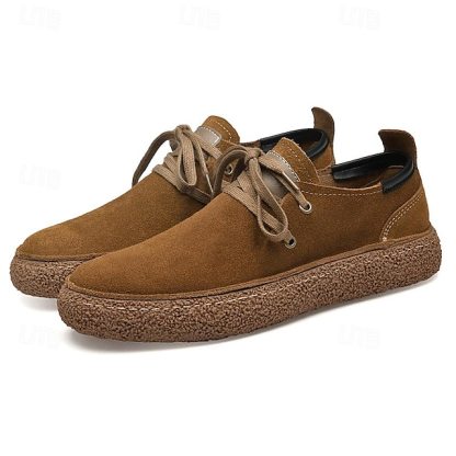 💥New style promotion 50% OFF💥Men's Orthopedic Casual Suede Lace-Up Shoes  – Comfy Casual Walking Orthopedic Shoes