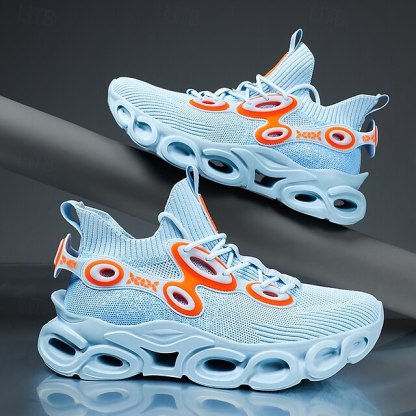 🔥Hot Sale🎁--50% OFF🎉Men's Futuristic Sneakers, High-Tech Design with Flexible Mesh Upper and Unique Bubble Sole, Ideal for Urban Style and Casual Outings
