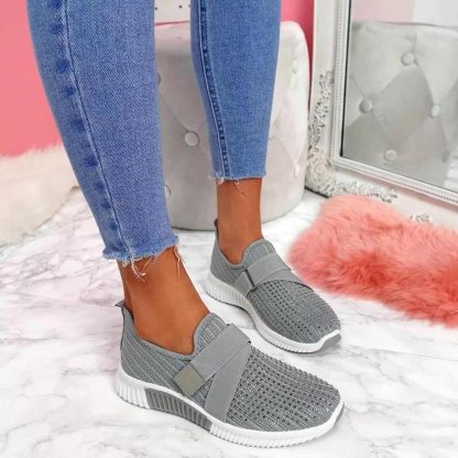 ⏰Promotion - 70% OFF🔥Women's Crystal Comfy Sole Orthopedic Walking Shoes - Proven Plantar Fasciitis, Foot and Heel Pain Relief