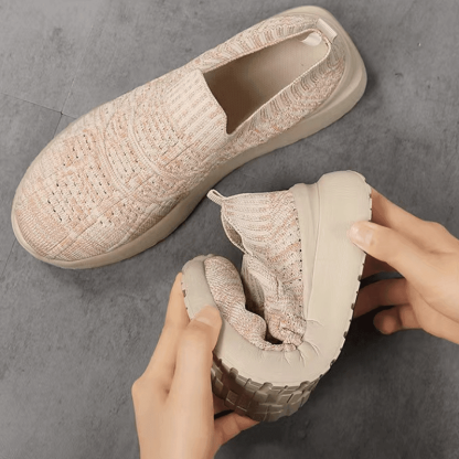🔥Limited Time Offer 70% OFF🔥Women Orthopedic Comfortable Slip-on Walking Shoes - Proven Plantar Fasciitis, Foot and Heel Pain Relief