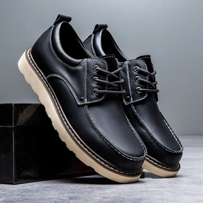 🔥Last Day 70% OFF ⏰Men's Genuine Leather Moccasin Business Boots Outdoor Casual Shoes