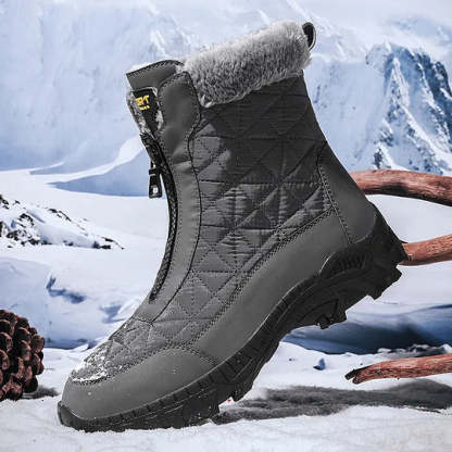 (⏰Limited Time 50% Discount Event) Men's Winter Warm Wide Toe Orthopedic Arch Support Snow Boots Waterproof Non-slip Anti-puncture Work Boots
