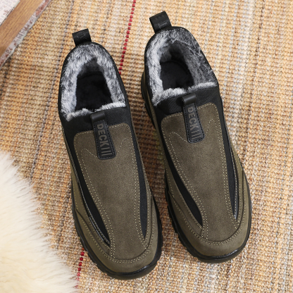 🔥Hot sale-70% OFF🔥Men's Comfy Warm Orthopedic shoes Waterproof Non-Slip Winter Fleece Shoes - For 20+ Mobility Disorders and Foot Conditions