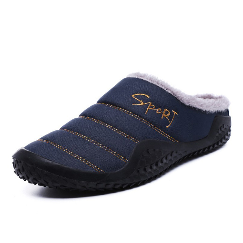 🔥On This Week Sale 70% OFF🔥MEN'S HOME WATERPROOF COMFORTABLE CASUAL COTTON SLIPPERS - Proven Plantar Fasciitis, Foot and Heel Pain Relief