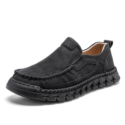🔥Hot Sale🎁--50% OFF🎉Men's Handmade Leather Non-Slip Walking Shoes