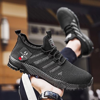 ⏰LIMITED SALE 70% OFF🔥Men's Yellow Athletic Sneakers - Breathable Mesh Lace-Up Running Shoes for Training & Casual Sports