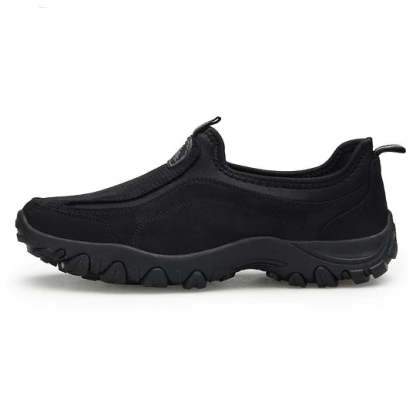 (⏰Limited Time Sale 70% OFF) Men's Orthopedic Slip-On Shoes, Lightweight Comfortable Wide Toe Walking Shoes