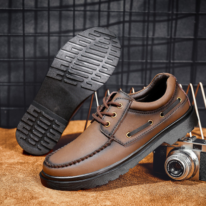 ⏰Big Sale Up To 70%🔥 Men's Lightweight Comfortable Loafers Office Casual Leather Shoes