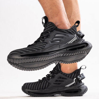 Dallader Men Steel Toe Work Safety Shoes - Effective Arch Support