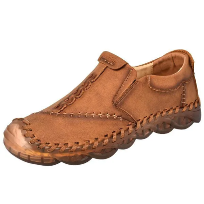 ⏰Big Sale Up To 70%🔥Men Lightweight Non-slip Handmade Shoes Orthopedic Leather Shoes - Relaxes Muscles And Relieves Fatigue