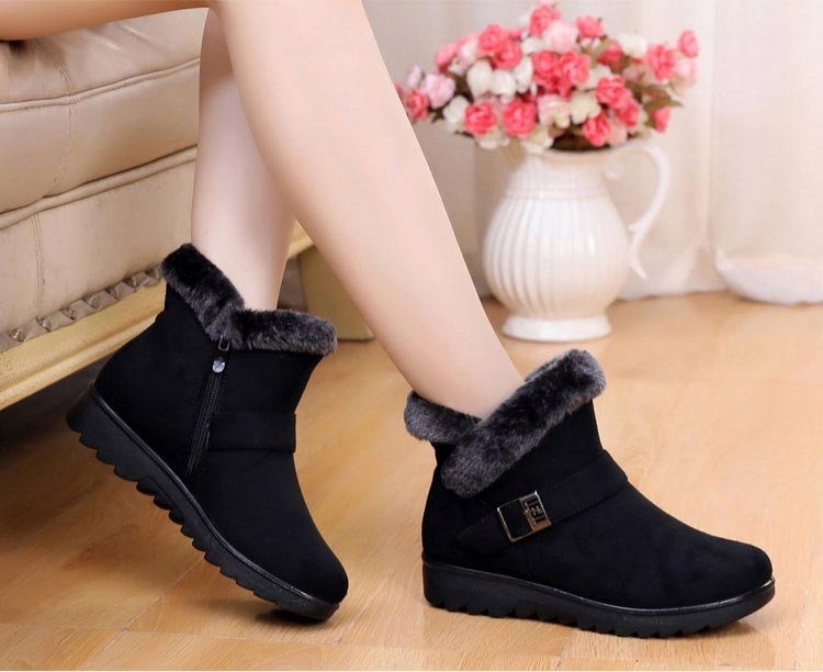 🔥Limited Time Offer 70% OFF🔥Winter Women Plush Warm Ankle Snow Boots - Proven Plantar Fasciitis, Foot and Heel Pain Relief
