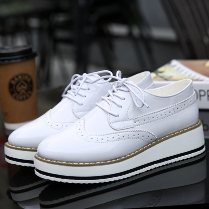 🔥Last Day 50% OFF ⏰Brogue Platform Comfortable Orthopedic Shoes - Proven Plantar Fasciitis, Foot and Heel Pain Relief