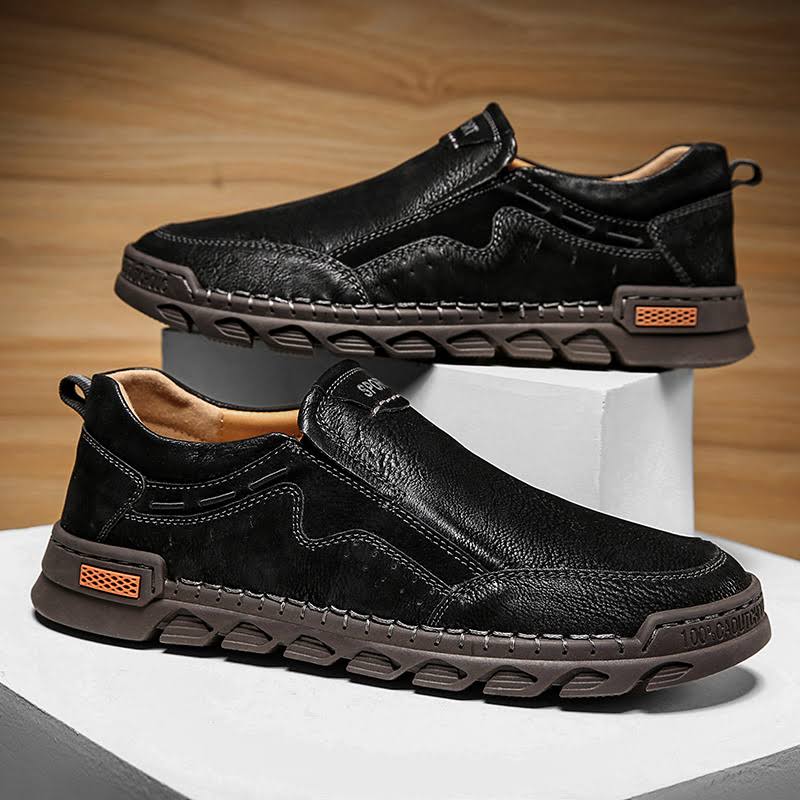 🔥Last Day 70% OFF ⏰Men's Genuine Leather Hand Stitched Business Leather Shoes Dress Shoes