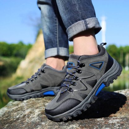 ⏰Limited Time 50% Discount off ⏰Men's Waterproof Breathable Lightweight Orthopedic Hiking Shoes for Plantar Fasciitis (Medical Certification)