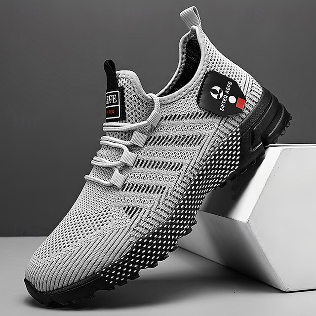 ⏰LIMITED SALE 70% OFF🔥Men's Yellow Athletic Sneakers - Breathable Mesh Lace-Up Running Shoes for Training & Casual Sports