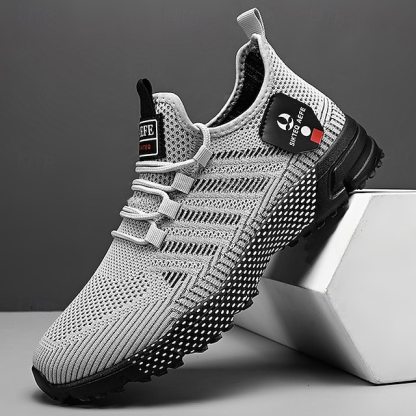 ⏰LIMITED SALE 70% OFF🔥Men's Yellow Athletic Sneakers - Breathable Mesh Lace-Up Running Shoes for Training & Casual Sports