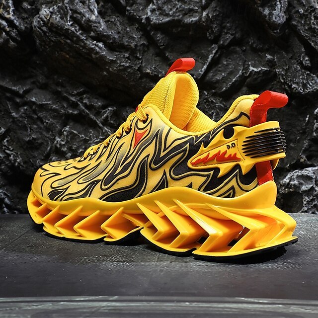 ⏰Promotion - 70% OFF🔥Men's Neon Wave Design Breathable Upper and Cushioned Sole Orthopedic Sneaker