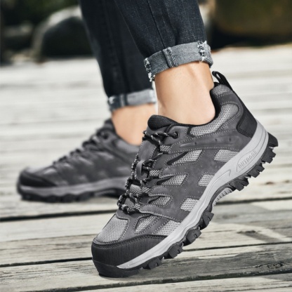 ⏰Promotion - 70% OFF🔥Men's All-Terrain Waterproof Lightweight Hiking Shoes Orthopedic Work Shoes