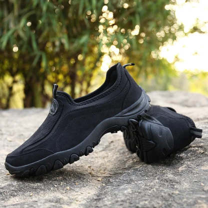 (⏰Limited Time Sale 70% OFF) Men's Orthopedic Slip-On Shoes, Lightweight Comfortable Wide Toe Walking Shoes