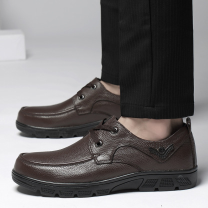 ⏰Promotion - 70% OFF🔥Men's Retro Outdoor Lace-Up Sneakers - Proven Plantar Fasciitis, Foot and Heel Pain Relief