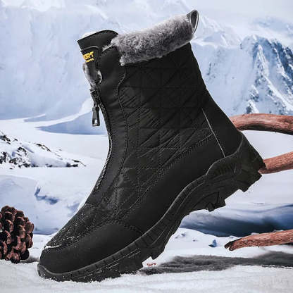 (⏰Limited Time 50% Discount Event) Men's Winter Warm Wide Toe Orthopedic Arch Support Snow Boots Waterproof Non-slip Anti-puncture Work Boots