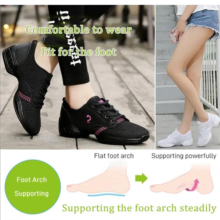 🔥Last Day 70% OFF ⏰soft soled mesh shoes for fitness and dance - Proven Plantar Fasciitis, Foot and Heel Pain Relief