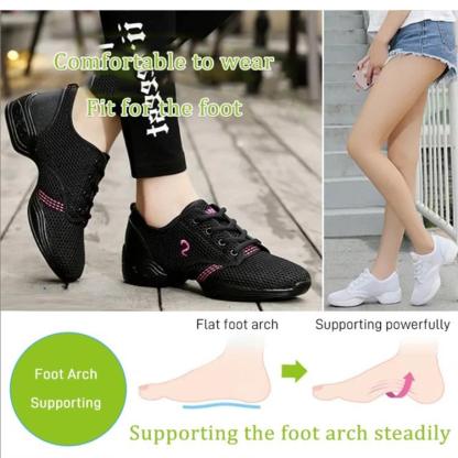 🔥Last Day 70% OFF ⏰soft soled mesh shoes for fitness and dance - Proven Plantar Fasciitis, Foot and Heel Pain Relief