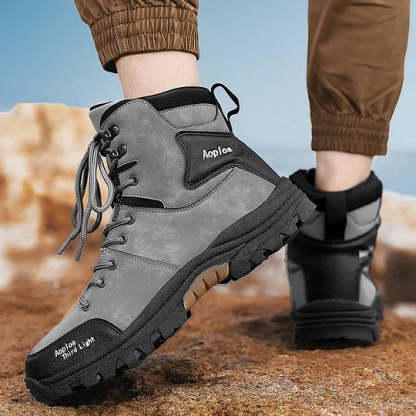 ⏰Promotion - 50% OFF🔥Men's Waterproof Non-slip Anti-puncture Hiking Boots Ankle Support Wide Toe Arch Support Orthopedic Work Boots