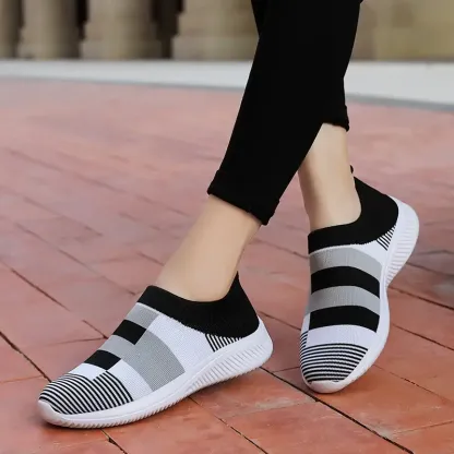 🔥Last Day Promotion 70% OFF⏰Women's Colorblock Comfortable & Breathable Slip On Sports Orthopedic Shoes
