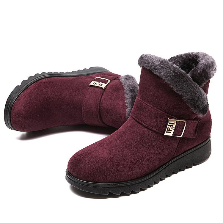 🔥Limited Time Offer 70% OFF🔥Winter Women Plush Warm Ankle Snow Boots - Proven Plantar Fasciitis, Foot and Heel Pain Relief