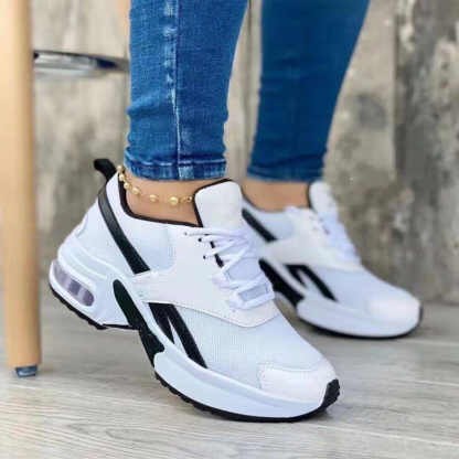 🔥Last Day 70% OFF ⏰2025 Women's Colorful Thick Sole Air Cushion Orthopedic Sneakers - Proven Plantar Fasciitis, Foot and Heel Pain Relief