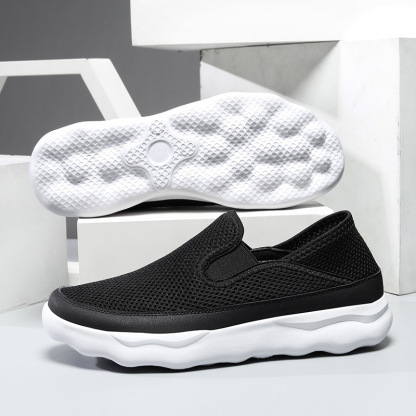 Men's Comfortable And Breathable Sports Collapsible Heel Loafer