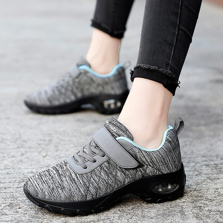 ⏰Promotion - 70% OFF🔥Women's Casual Comfortable Elastic Air-Cushion Non-Slip Sports Orthopedic Sneaker - Proven Plantar Fasciitis, Foot and Heel Pain Relief