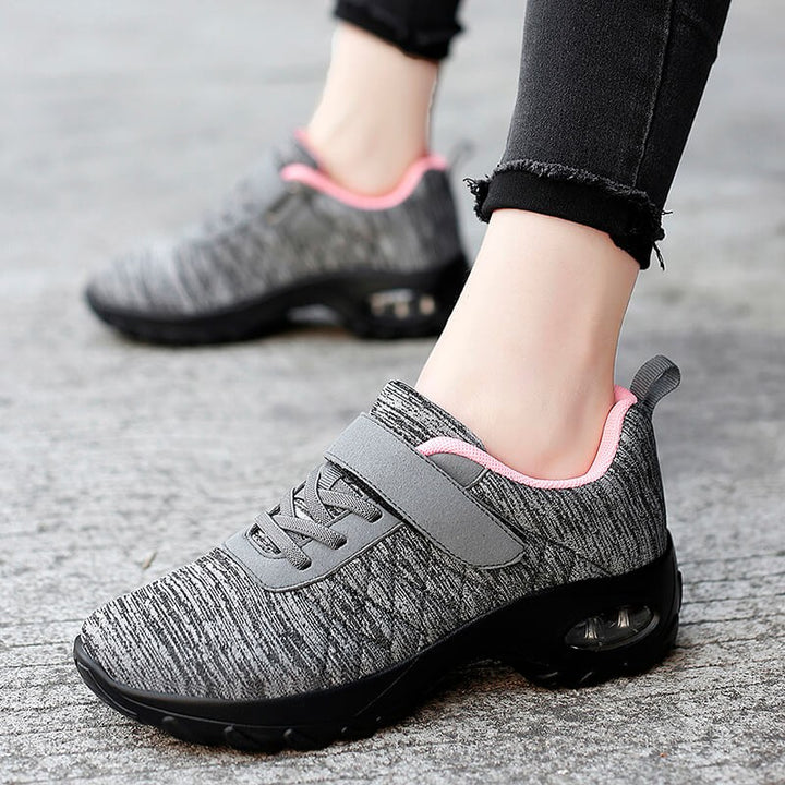 ⏰Promotion - 70% OFF🔥Women's Casual Comfortable Elastic Air-Cushion Non-Slip Sports Orthopedic Sneaker - Proven Plantar Fasciitis, Foot and Heel Pain Relief