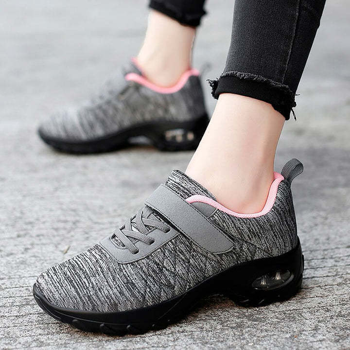 ⏰Promotion - 70% OFF🔥Women's Casual Comfortable Elastic Air-Cushion Non-Slip Sports Orthopedic Sneaker - Proven Plantar Fasciitis, Foot and Heel Pain Relief