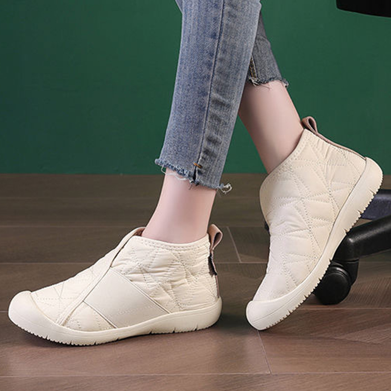 🔥Last Day Promotion 50% OFF⏰Women's Waterproof Non-slip Warm Ankle Boots - Proven Plantar Fasciitis, Foot and Heel Pain Relief