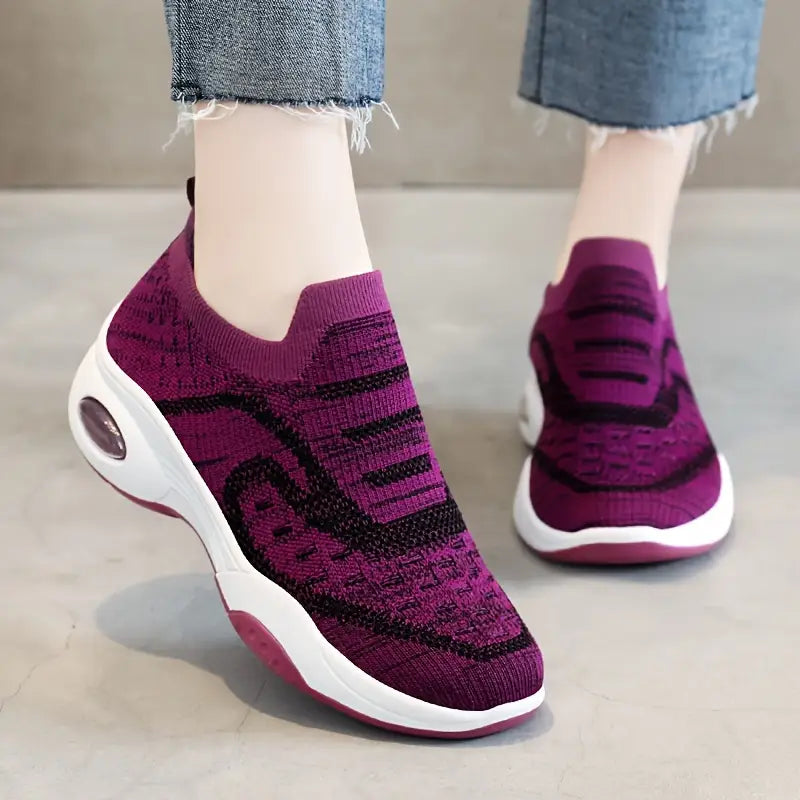 🎁Spring Sale 50% OFF⏳ Women's Casual Breathable Slip On Orthopaedic Walking Sneakers - Proven Plantar Fasciitis, Foot and Heel Pain Relief