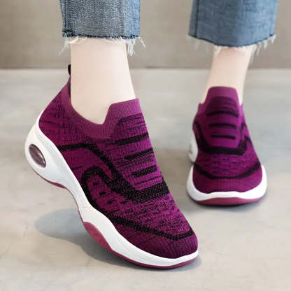 🎁Spring Sale 50% OFF⏳ Women's Casual Breathable Slip On Orthopaedic Walking Sneakers - Proven Plantar Fasciitis, Foot and Heel Pain Relief