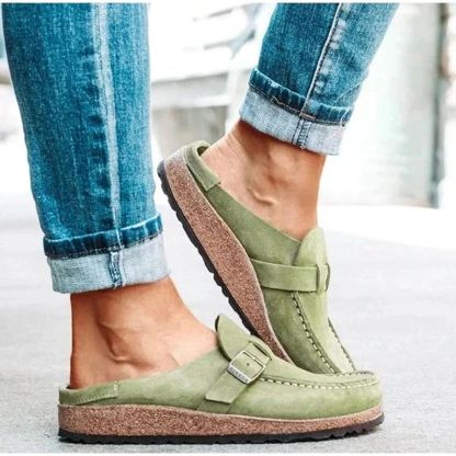 🔥Mid Year Sale 70% Off🔥 - Orthopedic Suede Leather Posture Arch-Support Walking Slip-On Shoes