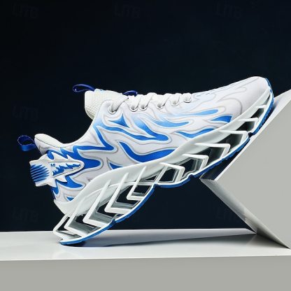 ⏰Promotion - 70% OFF🔥Men's Neon Wave Design Breathable Upper and Cushioned Sole Orthopedic Sneaker
