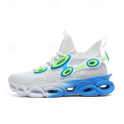 🔥Hot Sale🎁--50% OFF🎉Men's Futuristic Sneakers, High-Tech Design with Flexible Mesh Upper and Unique Bubble Sole, Ideal for Urban Style and Casual Outings