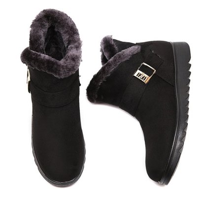 🔥Limited Time Offer 70% OFF🔥Winter Women Plush Warm Ankle Snow Boots - Proven Plantar Fasciitis, Foot and Heel Pain Relief