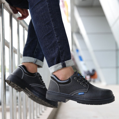 🔥Last Day 70% OFF ⏰MEN'S ANTI-SMASH WATERPROOF WEAR-RESISTANT WORK SAFETY SHOES - Proven Plantar Fasciitis, Foot and Heel Pain Relief