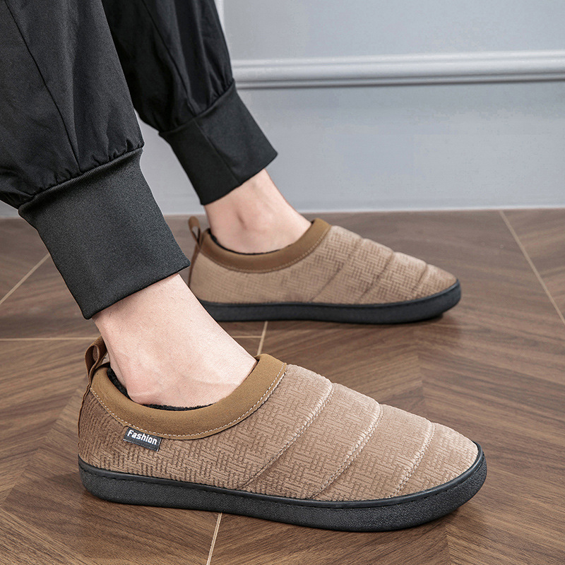🔥On This Week Sale 70% OFF🔥MEN'S COMFORTABLE VELVET CASUAL LOW-CUT COTTON SHOES - Proven Plantar Fasciitis, Foot and Heel Pain Relief