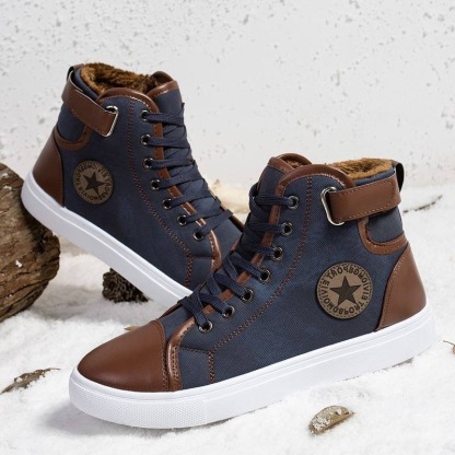 🔥Last Day Sale 70% OFF🔥Men's High Top Skate Shoes - Breathable Sneakers with Platform