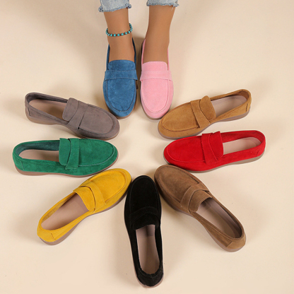 🔥Last Day Promotion 70% OFF ⏰2025 New Suede Slip On Comfortable Orthopedic Loafers - Proven Plantar Fasciitis, Foot and Heel Pain Relief