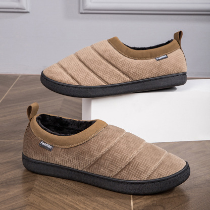 🔥On This Week Sale 70% OFF🔥MEN'S COMFORTABLE VELVET CASUAL LOW-CUT COTTON SHOES - Proven Plantar Fasciitis, Foot and Heel Pain Relief