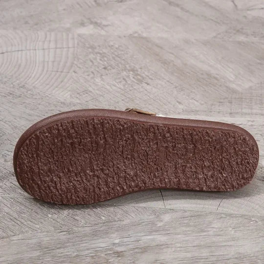🌸🎉 Promotion - 70% OFF! ✨💫Women's Plush Round Toe Slip-On Flats - Proven Plantar Fasciitis, Foot and Heel Pain Relief