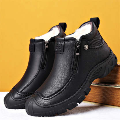🔥🚀New product promotion 50% OFF🌟👟💥Zipper Warm Velvet Men Boots Shoes