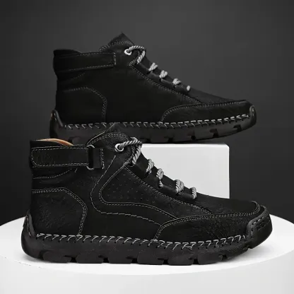 🔥Limited Time Offer 70% OFF🔥 Men's Handcrafted Cowhide Orthopedic Shoes - Relieve Foot Pain